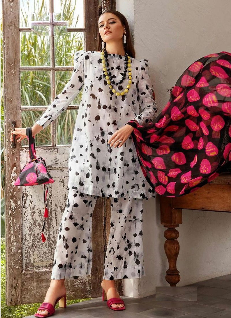 M Prints Basics By Hazzel Cotton Pakistani Suits Catalog